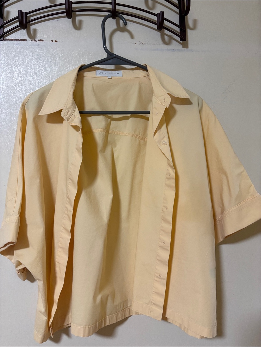 Zara cotton button down shirt